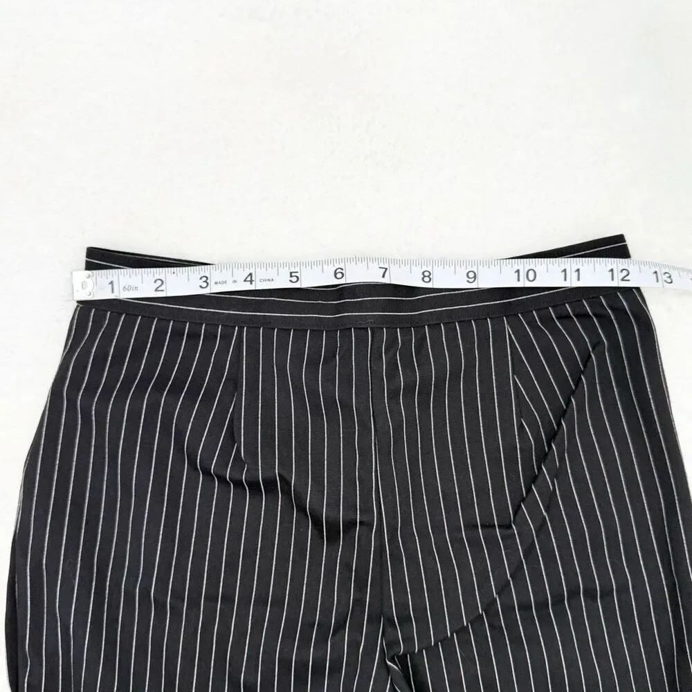 Balera Sleeveless Pin Stripe Top With Collar and Matching Pin Stripe Pants Style
